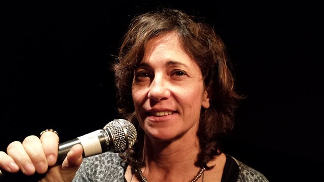 Anna Aguilar-Amat, poet-in-residence at Ledig House, reading in NYC