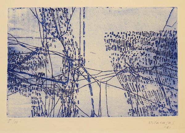 Gravure bleue (1961), Jan Watteus Art Collection