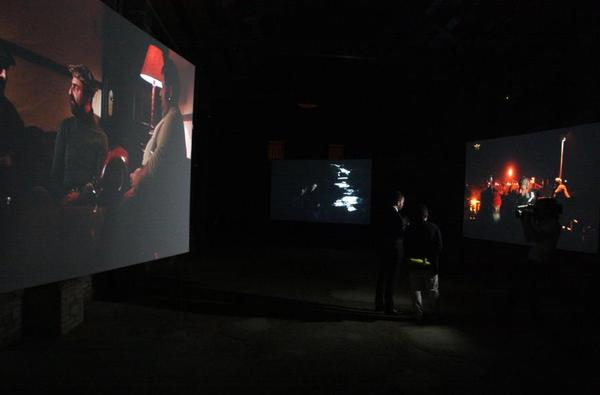 'SINGULARITY' audiovisual installation. Photo: Pau Cortina (ACN)