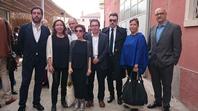 Foto de família de la inauguració oficial de 'LA SINGULARITAT' a Venècia
