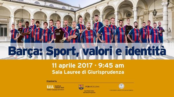L’Institut Ramon Llull i el FC Barcelona organitzen una jornada cultural a la Universitat de Torí
