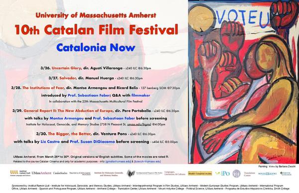 La 10ena edició del Catalan Film Festival de la Universitat de Massachusetts tractarà l’actualitat sociopolítica de Catalunya 