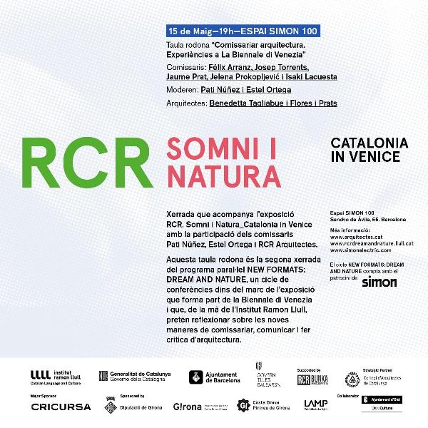 L’Espai SIMON 100 acull una taula rodona amb els excomissaris de la presència catalana a la Biennal d’Arquitectura de Venècia