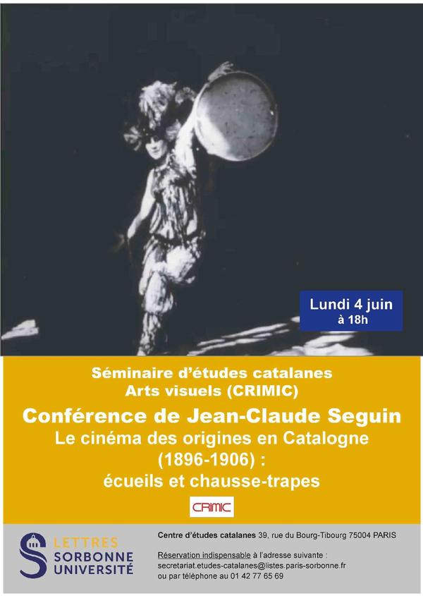 Conferència de Jean-Claude Seguin al CEC de París sobre els orígens del cinema a Catalunya 