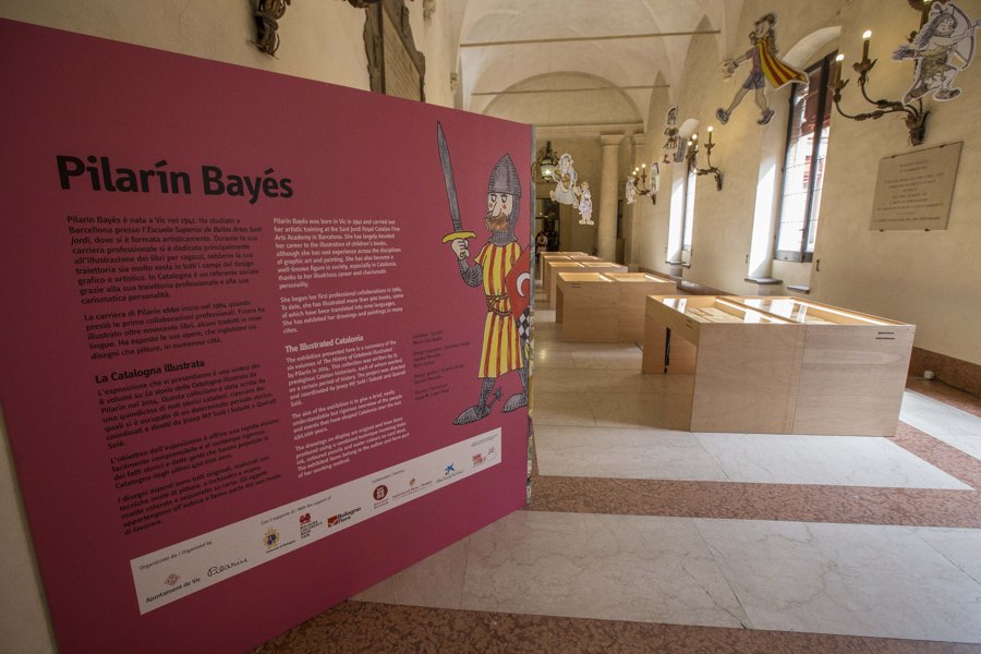 Catalunya il·lustrada. Una exposició de Pilarín Bayés al Palazzo d'Accursio / © Massimiliano Martinelli 