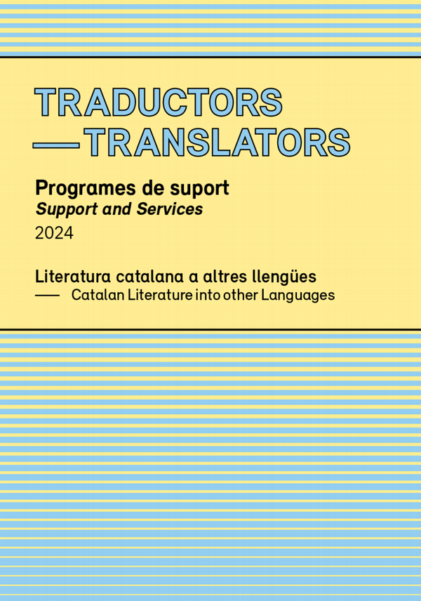 TRADUCTORS. Programes de suport 2024 [CAT/ENG]