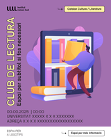 Plantilla canva Club de lectura