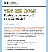 Pautes de comunicació de la Xarxa Llull