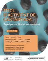 Plantilla canva Castanyada