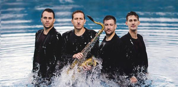 Das katalanische Saxophonquartett Kebyart tritt in der Elbphilharmonie auf