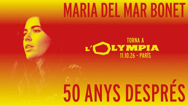 Maria del Mar Bonet vuelve a L’Olympia 50 años después de su mítico concierto en la sala parisina