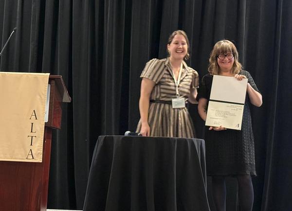 Mara Faye Lethem guanya el prestigiós ALTA National Translation Award per la traducció a l’anglès d’‘Et vaig donar ulls i vas mirar les tenebres’ d’Irene Solà