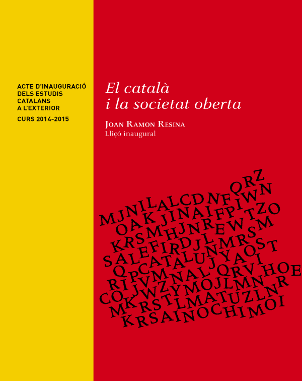 Joan Ramon Resina. El català i la societat oberta