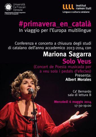The Ca'Foscari University in Venice hosts the season of activities #  ​​Primavera_en_català - Actualitat - Institut Ramon Llull