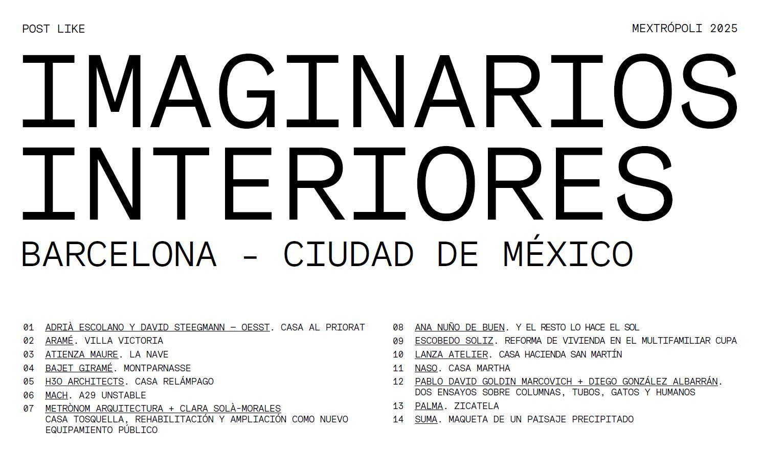 Nueva edición de Mextrópoli con fuerte protagonismo de la arquitectura catalana