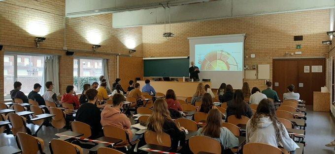 Volcanologists in schools and institutes in Olot and Les Preses