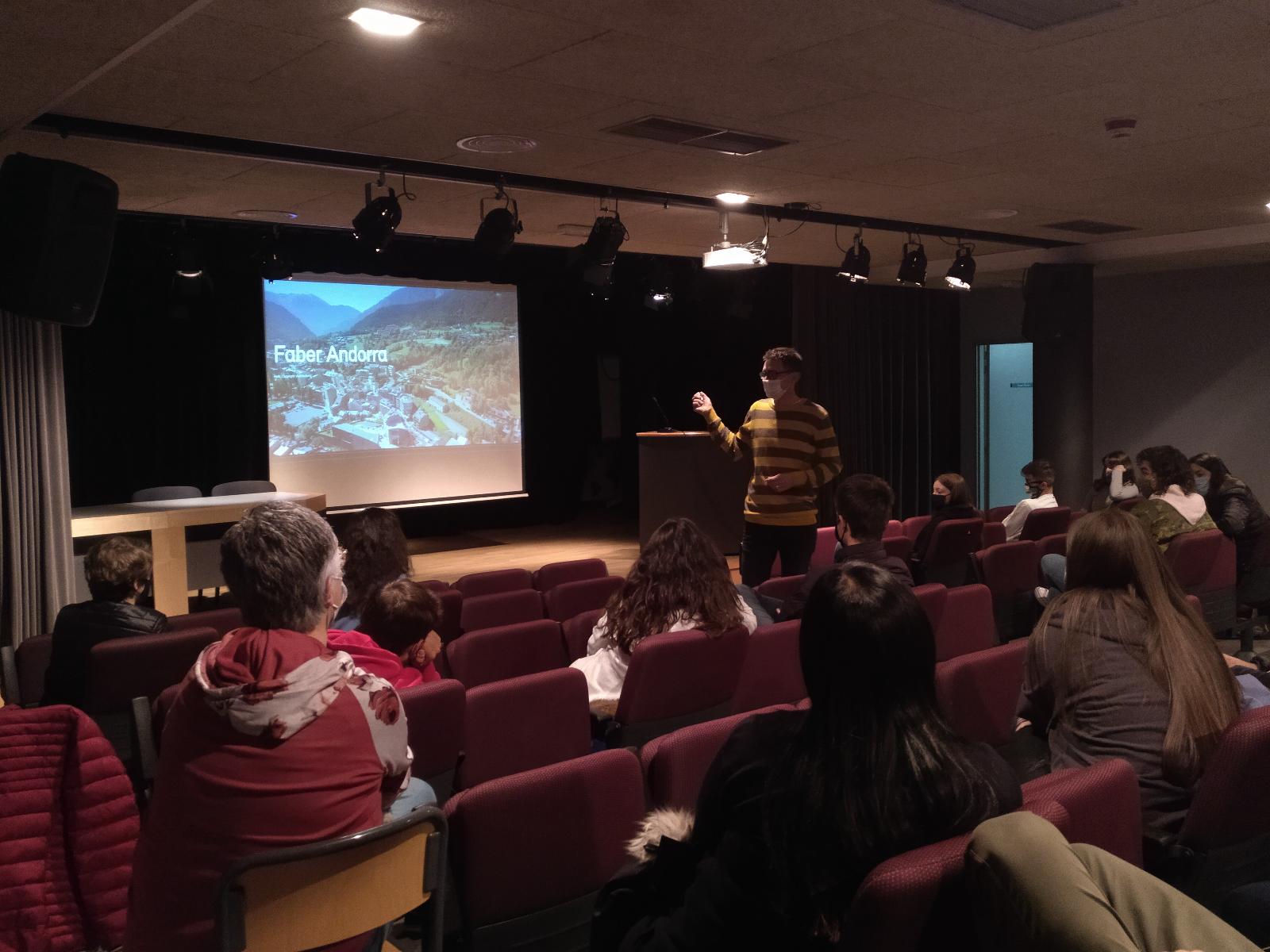 Talks to students of Escola Andorrana