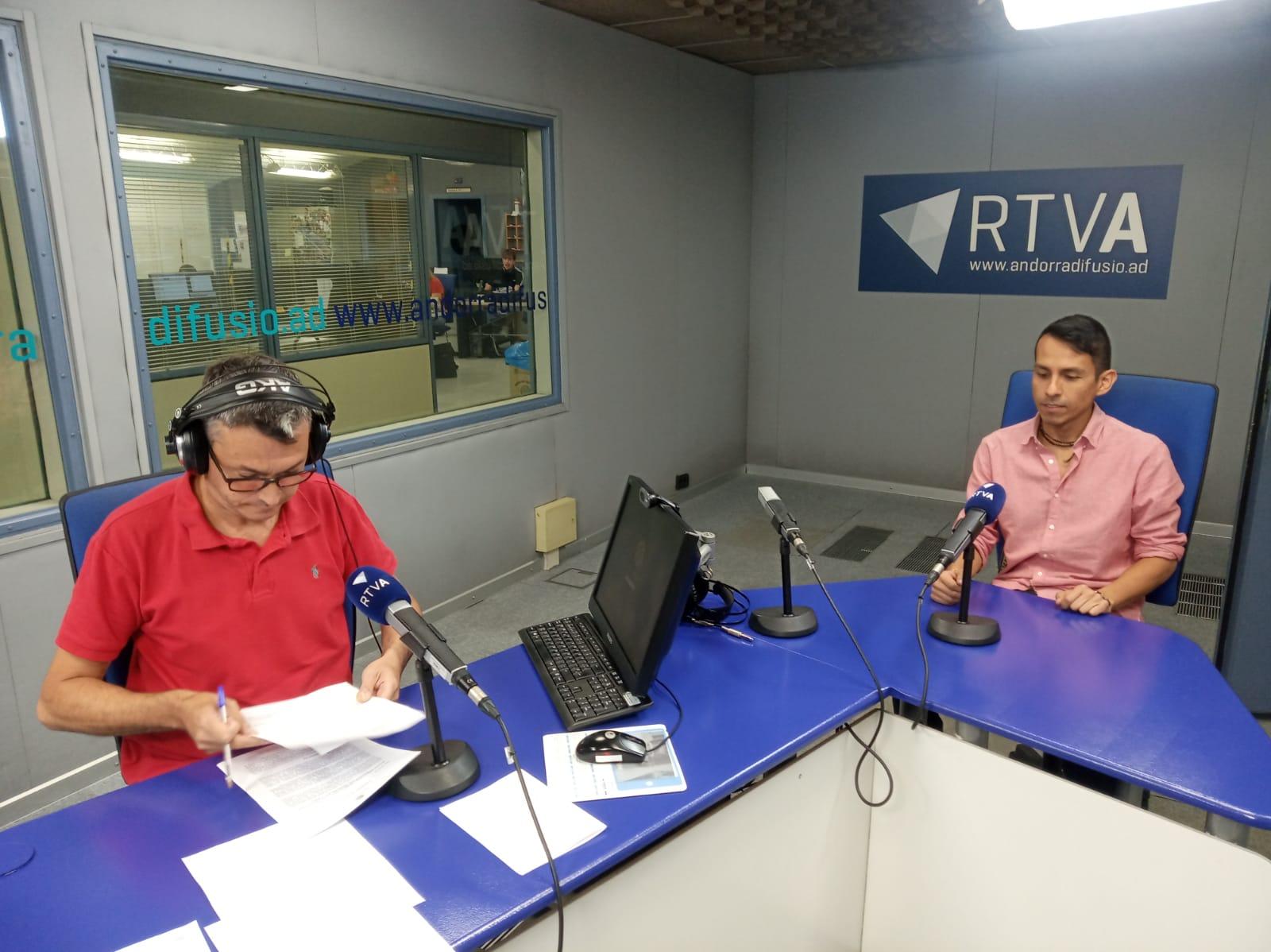 Rolando Edison Vásquez, the resident of Andorra most interviewed by the media