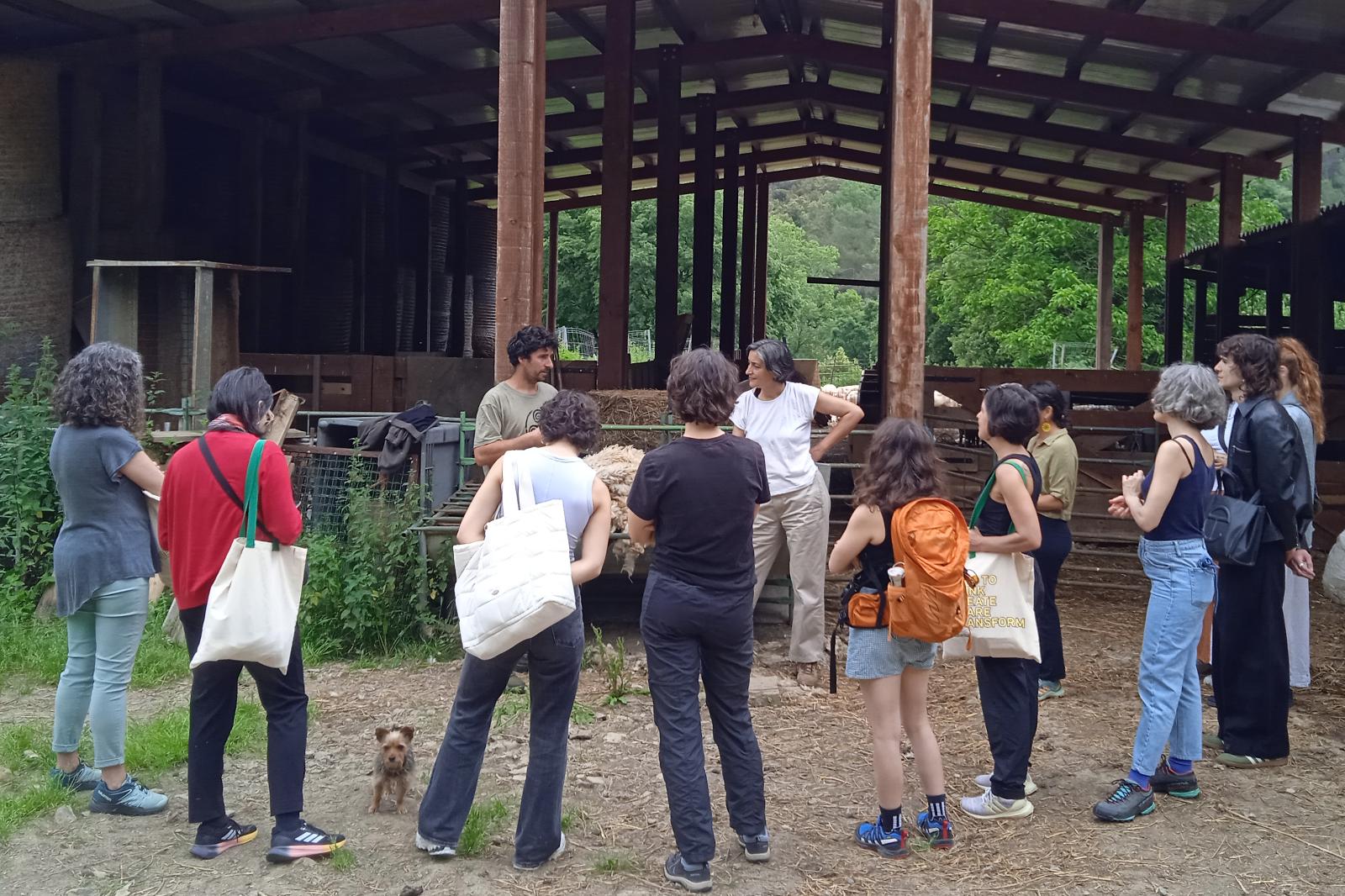 Visita a Prem Puig, pastor, i a l’Espai Nyamnyam de Mieres 