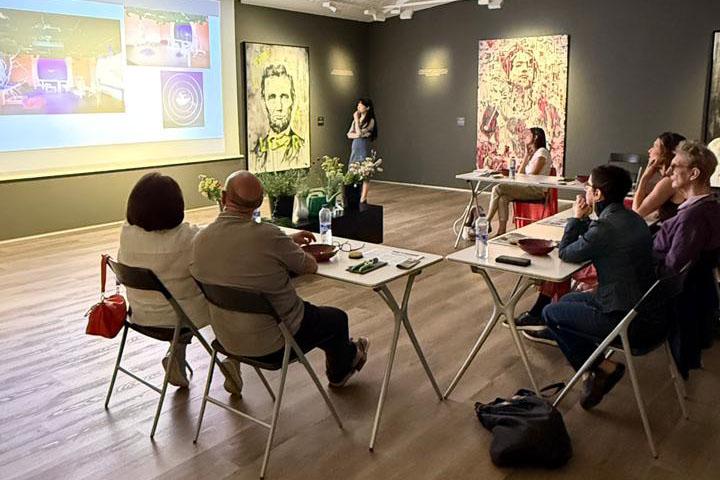 Han le Han delivers Ikebana workshop in Andorra la Vella