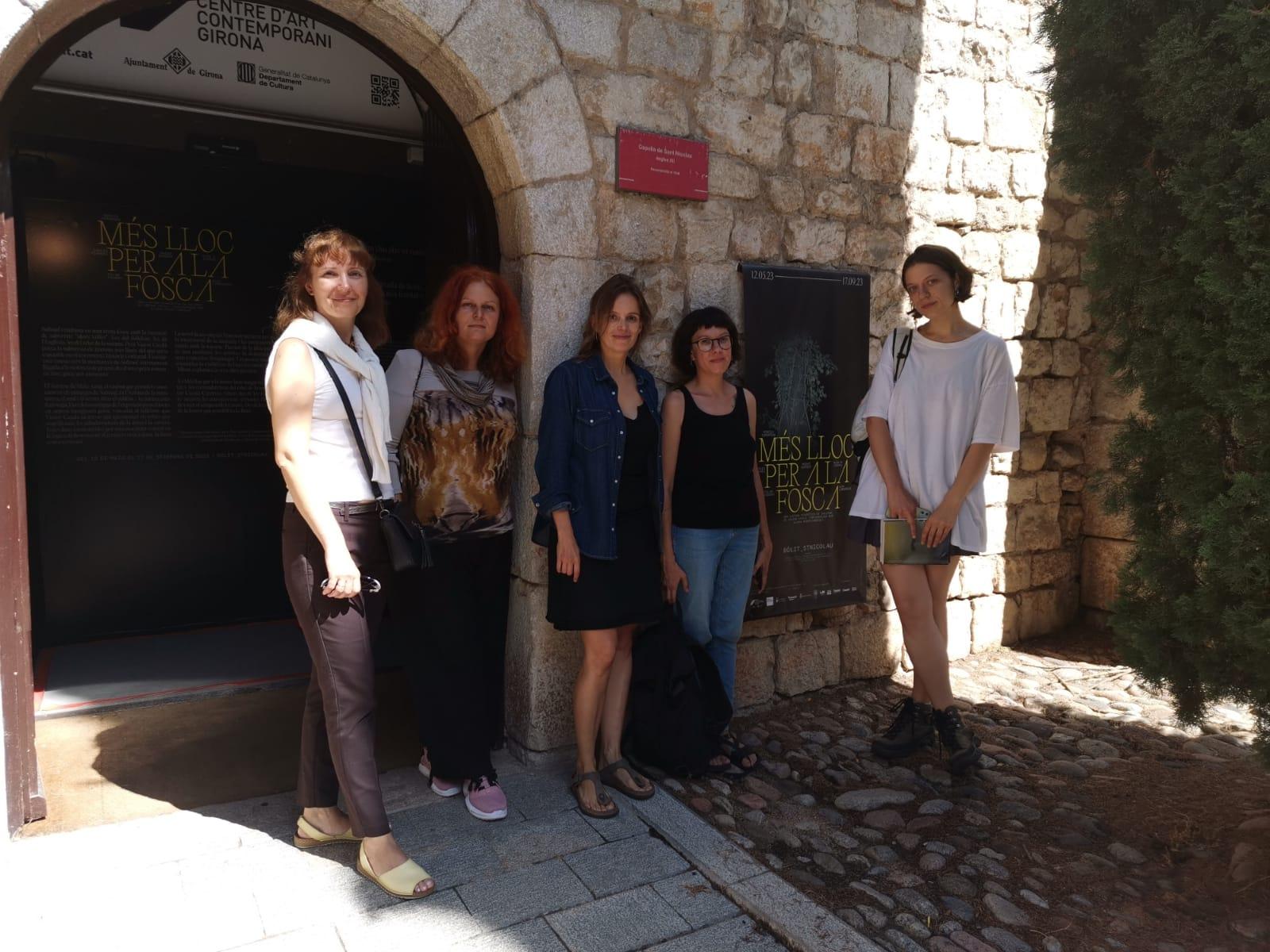 The Ukrainian women visit the Bòlit de Girona