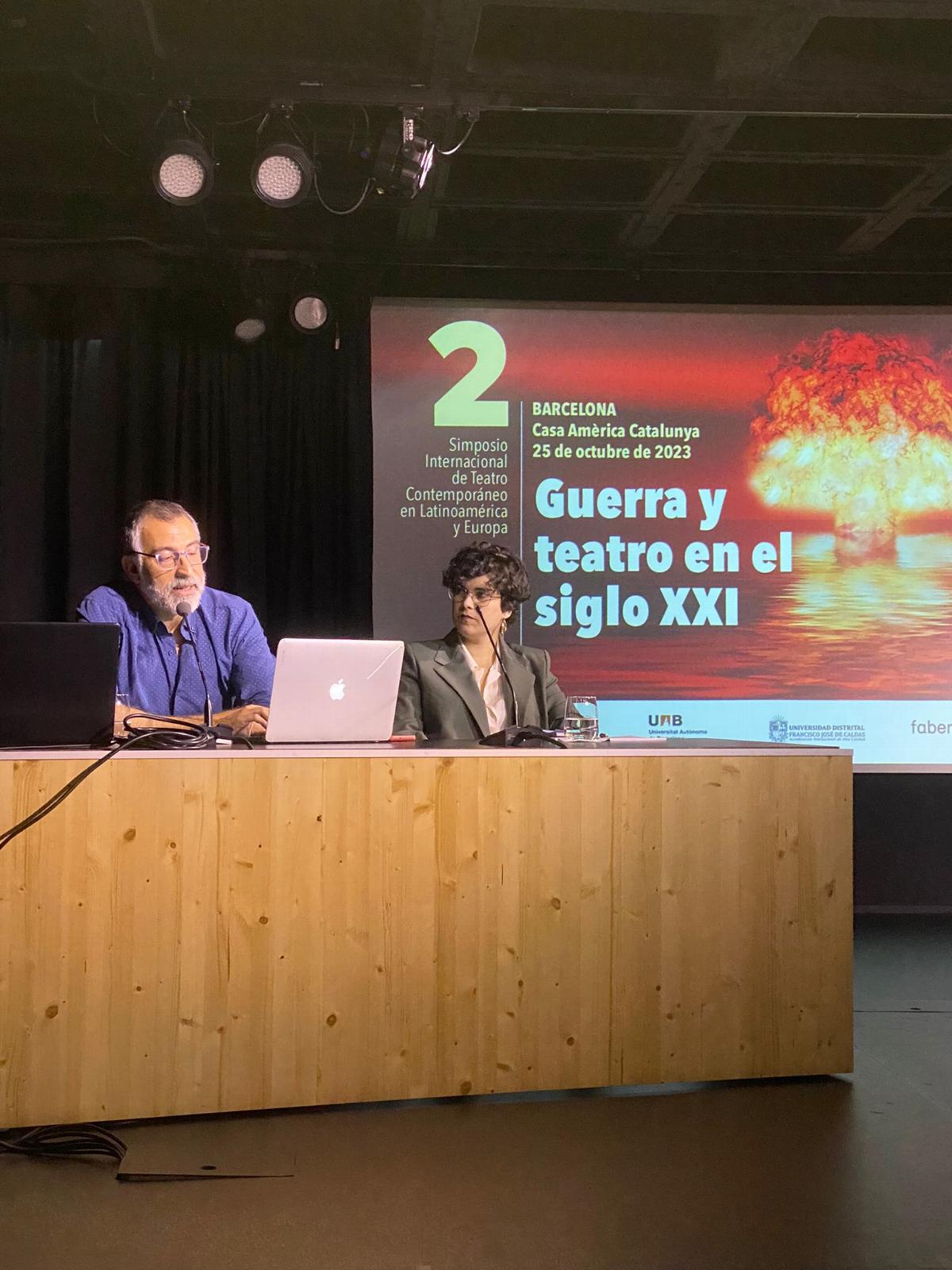 International symposium on war and theater in Barcelona
