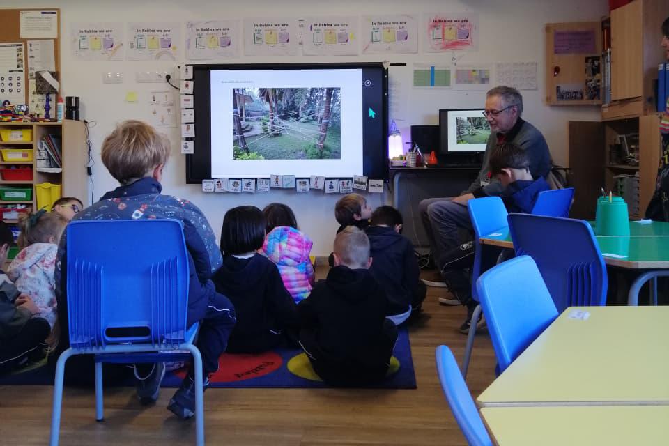 Art Workshop on Nature for 1st Grade Students in Andorra, with Johannes Christopher Gérard
