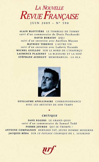 La Nouvelle Revue Française. Juny 2009 nº 590 : 
